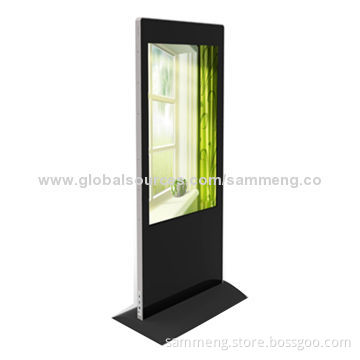 Double-side, 55-inch LCD Advertising Player, One Panel with Two Display Sides